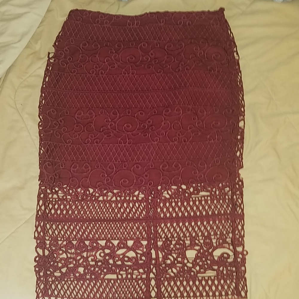 Express Crochet Pencil Skirt Size 8